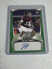 Jaylon Jones *2023 Leaf Draft Football* Green XRC Rookie AUTO #BA-JJ1-Colts