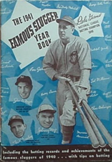 Louisville Slugger YRBK 1941 (Joe Dimaggio, Hank Greenberg, Debs Garms CVR+ Foto 1 de 1