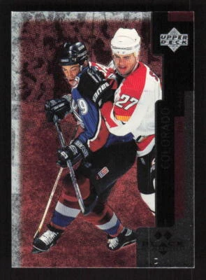 1997 Upper Deck Black Diamond Double Diamond #96 Joe Sakic  Colorado Avalanche - Image 1 of 2