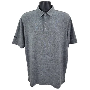 Callaway Golf Men's Performance Polo Shirt Size Large Opti-Dri Gray Short Sleeve - Picture 1 of 7