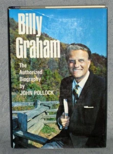 Billy Graham Die autorisierte Biographie von John Pollock Erstausgabe 1966 HC DJ - Bild 1 von 6