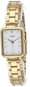Casio LTP-V009G-7E NEW Women's Watch Quartz Rectangular Analog Gold Tone - Picture 1 of 2