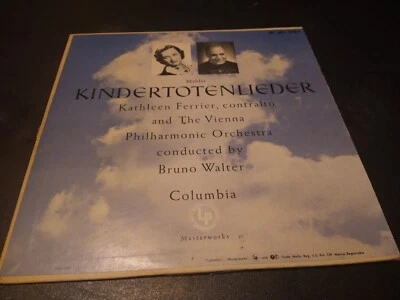 Bruno Walter-Kathleen Ferrier/Mahler Kindertotenlieder/10"/Columbia ML 2187/M- - Image 1 of 4