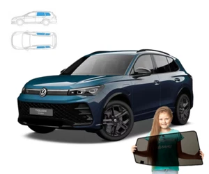 Sonnenschutz  für Volkswagen Tiguan 3 III SUV ab 2024- 4-teiliges auf Magneten - Bild 1 von 9