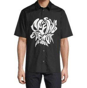 OPENING CEREMONY Oversized Melted Logo Short Sleeve Shirt - Picture 1 of 8