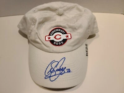 Sean Casey signed hat Cincinnati Reds, tan - Image 1 of 4