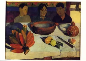 Paul Gauguin•The Meal 1891•Tahiti Art POSTCARD - Picture 1 of 1