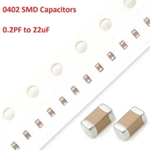 Rango de condensadores SMD/SMT 6,3 V 10 V 16 V 25 V 50 V 0402 (0,2 PF a 22 uF) cerámica MLCC - Imagen 1 de 2