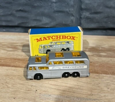Vintage Matchbox Greyhound Coach Series Lesney Car England Model 66 Auto Bus - Image 1 of 4