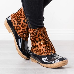 Women's Animal Print Boots for sale 