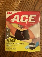 3M Ace Brand Elbow Adjustable Compression Support Wrap Breathable NEW