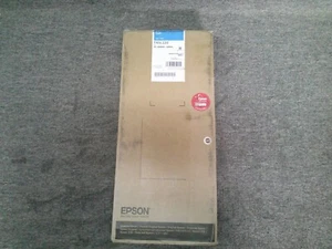 T45L220 New Genuine Epson Cyan GS3 Ink 1500ml SC-S60600L 80600L 06/2027 - Afbeelding 1 van 3