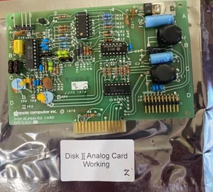 ✅ ⌘ Vintage 1978 Apple Disk II Analog Card 650-0103 820-0007-H , TESTED WORKING - Photo 1/2
