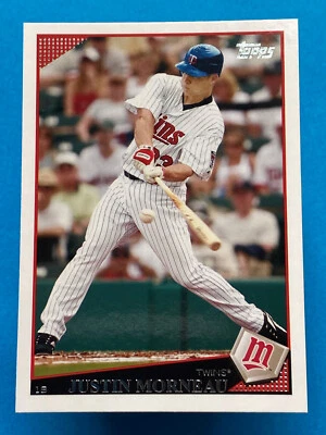 2009 Topps Justin Morneau #90 Minnesota Twins - Image 1 of 2