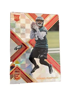 2017 Panini Elite Donnel Pumphrey Rookie Card Numbered 002/149 - Image 1 of 3
