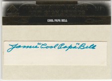 Cool Papa Bell 2011 Sp Legendary Cut Signature Auto 6/8