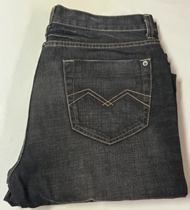 Kenneth Cole Men's Reaction Jeans Black Dark Wash 34" x 32" EUC! - Picture 1 of 9