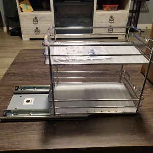 Double Spice Rack Organizer For Cabinet - Picture 1 of 6