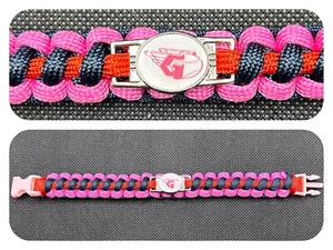 Cleveland Guardians (Pink) Inspired Paracord/Survival Bracelet - Picture 1 of 1