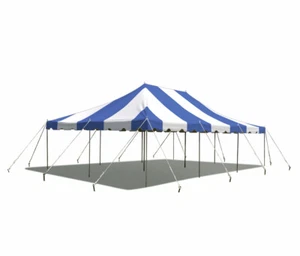 Weekender Pole Tent 20x30 Blue Canopy Event Wedding Party Backyard Gazebo - Picture 1 of 10