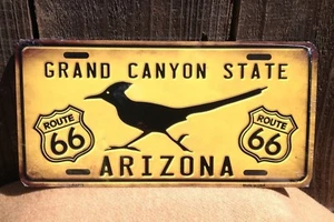 Route 66 Arizona Grand Canyon Novelty License Plate Auto Car Vehicle Truck Tag - Picture 1 of 1