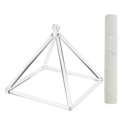 Yoga Bowl Crystal Singing Bowl, Crystal Singing Pyramid C Note with Free Suede - Image 1 of 4