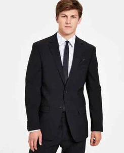 Bar III Men's Skinny Fit Wrinkle-Resistant Wool-Blend Suit Jacket,Black- 42REG - Picture 1 of 4
