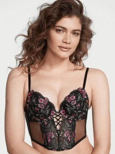 Victoria's Secret sehr sexy besticktes Korsett-Top Push-up 36C - Bild 1 von 7