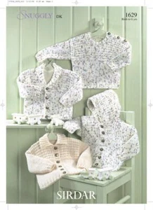 Patrón de tejido Sirdar - Cómodo DK, cárdigans y suéter 1629 - Imagen 1 de 1
