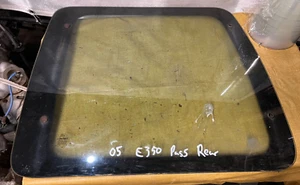 92-14 05 FORD ECONOLINE E150 E250 E350 VAN RIGHT REAR DOOR GLASS FREE SHIP RW - Picture 1 of 6