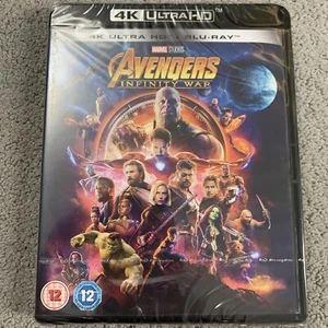 Avengers: Infinity War 4K UHD Blu-ray - New Sealed No Slipcover - Picture 1 of 2