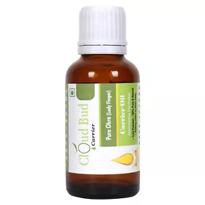 Pure Okra Lady Finger Oil Abelmoschus Esculentus Cold Pressed Natural Uncut - Picture 1 of 15