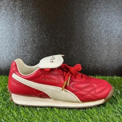 Zapatos Tenis PUMA Fenty x Avanti VL Rihanna Club Cuero Rojo 399262-03 Para Mujer 7 Foto 1 de 4