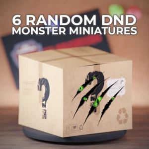 Miniaturbox Box mit 6 Minis Monster Mystery Box Dungeons and Dragons - Bild 1 von 7