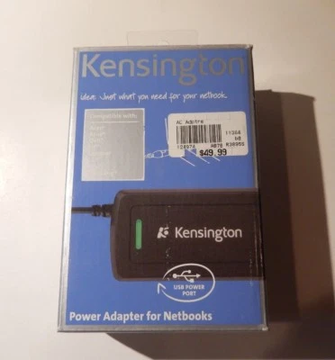 Kensington Notebook Power Adaptor for Acer, Asus, Dell, HP, Lenovo, LG, MSI, Sam - Imagem 1 de 3