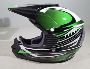 Cyber Helmet UX-23 Youth Large  Part #640286 Green/Black/White