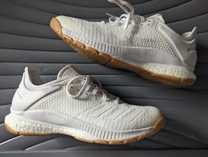 Scarpe da ginnastica Adidas Crazyflight X Volleyball da donna bianche/prezzo consigliato £ 130 taglia 7,5 - Foto 1 di 8