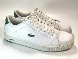 Lacoste Sport Carnaby Retro 042 Weiß Grün Herren Sneaker Größe 42,5 EU 9,5 USA - Bild 1 von 8