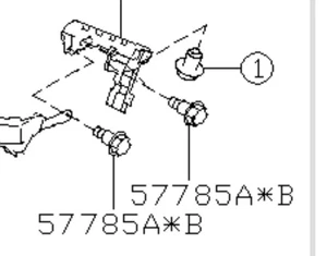 2024-2026 Subaru Cross track Right Front Bumper Bracket - Picture 1 of 1