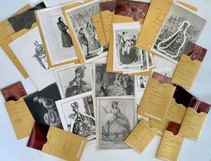 Seltenes französisches Trachtenarchiv 14.-17. Jh. | 60er Jahre Verlagsnegative + Drucke - Bild 1 von 23