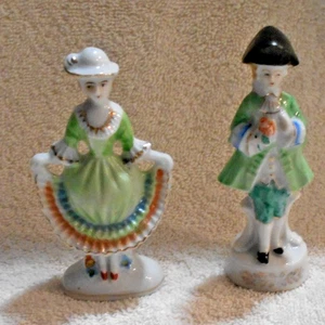 Pair of Vintage English Looking Figurines made in Occupied Japan - Picture 1 of 3