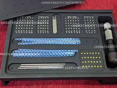 Mini micro placas de titanio dental maxilofacial 2.0/1.5 y sistema de tornillos Foto 1 de 4