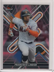 FRANCISCO LINDOR 2022 TOPPS FINEST RED / BLACK VAPOR REFRACTOR #73 10/10 - Picture 1 of 2