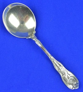 GORHAM STERLINGSILBER MYTHOLOGISCHES MUSTER RUNDE SCHÜSSEL SUPPENLÖFFEL - PERLENGESICHT - Bild 1 von 9