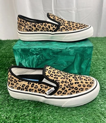Vans SZ 5.5 Women's Leopard Classic Slip-On Sneakers Shoes NWOB - Image 1 of 4