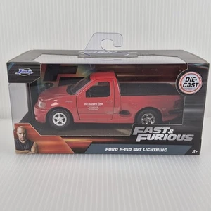 Jada FAST & FURIOUS BRIAN'S FORD F-150 SVT LIGHTNING PICKUP RED 1/32 MODEL - Picture 1 of 7