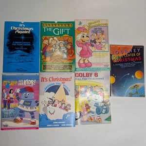 x7 LOT Christmas Kids Church Musical Sheet Music Books Set Churchmouse Colby - Picture 1 of 8