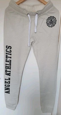 Superdry Angel Athletics Skinny Jogger Oyster Sparkle Glitter NWT Sz M 12 - Image 1 of 4