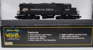 Weaver Ultra Line O Scale Freeburg GP38-2 Diesel Locomotive #2003 - Picture 1 of 8