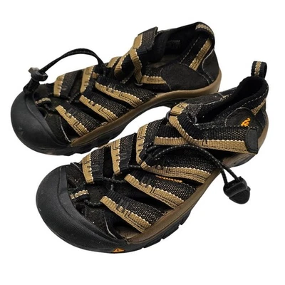 Youth KEEN NEWPORT H2 Waterproof Hiking Sandals SIZE 1 Brown Tan - Image 1 of 4